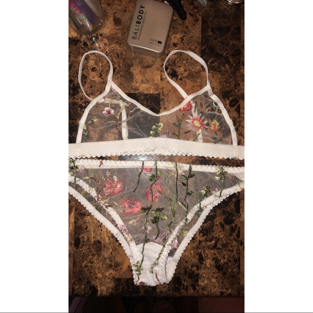 Mesh Lingerie Set